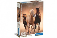 Clementoni pusle 1000-osaline Compact Running Horses