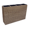 H4Y lillekast WICKER 89x24xH60cm, helepruun