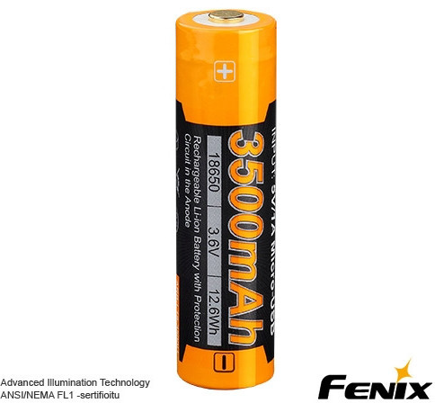 Fenix ARB-L18 3500U USB taaslaetav 18650 3500 mAH liitiumioonaku