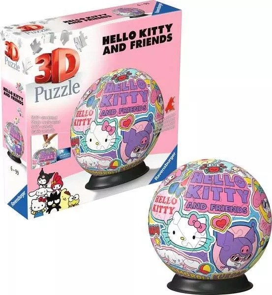Ravensburger pusle 3D Ball Hello Kitty