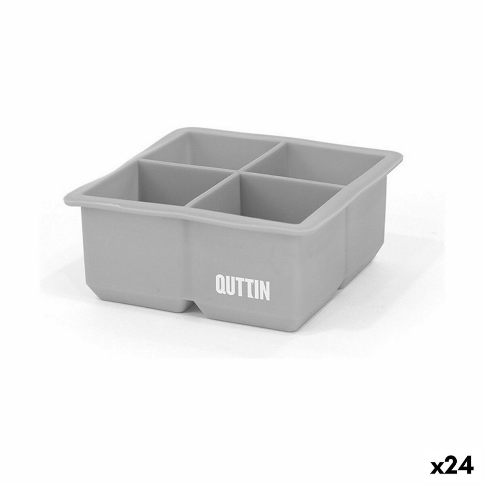 Quttin Jääkuubiku Vorm Painduv Silikoon 10,5x10,5x5cm (24tk)