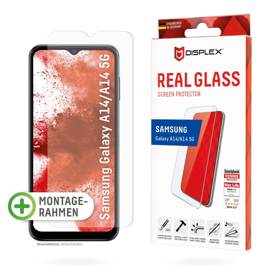 Displex kaitseklaas Samsung Galaxy A14/14 5G Real 2D Glass By Transparent