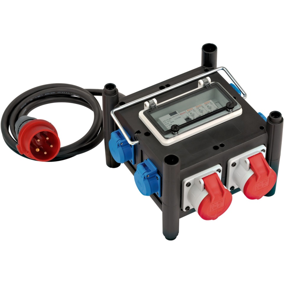 Brennenstuhl toitejaotur BSV 3-FI / TPE Power Distributor, must