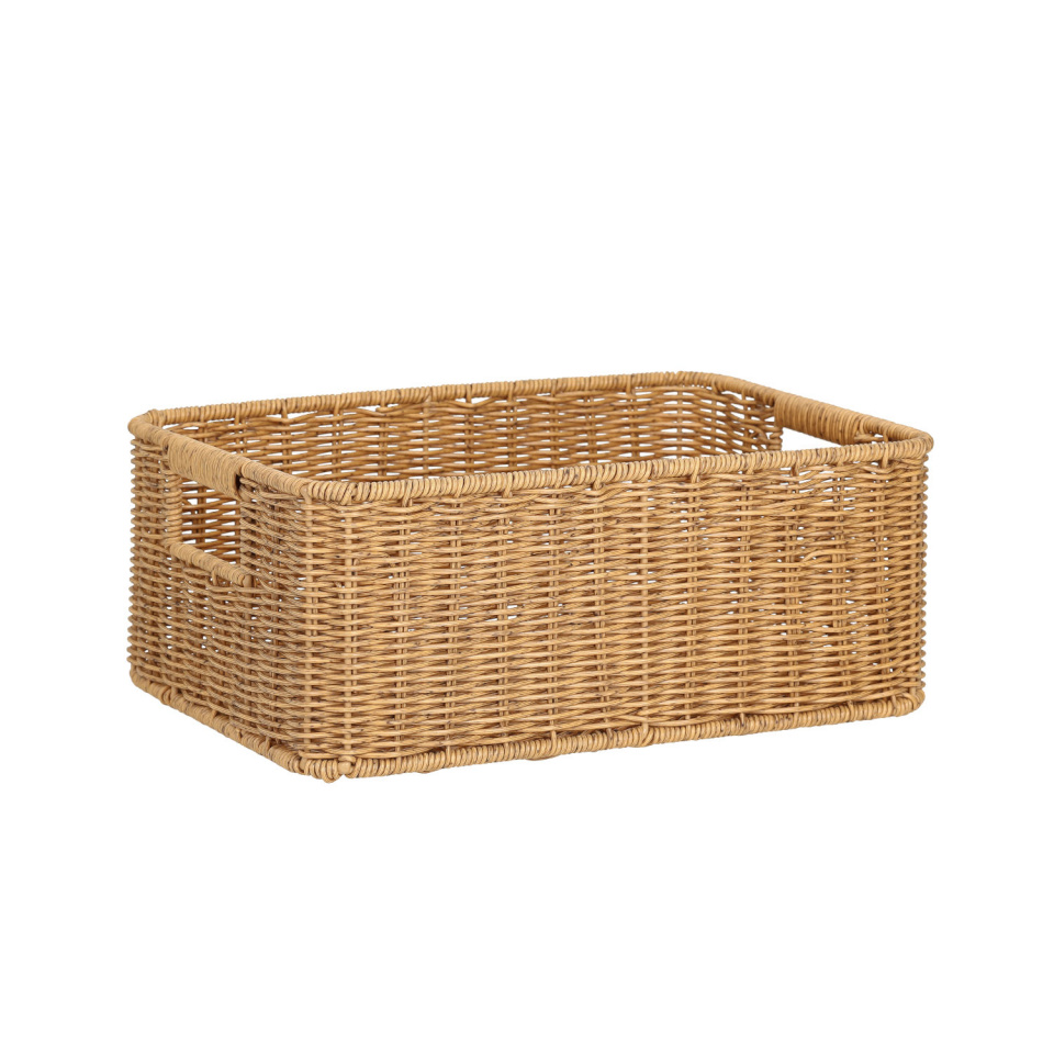 H4Y korv Basile, 37x27x15cm, helepruun