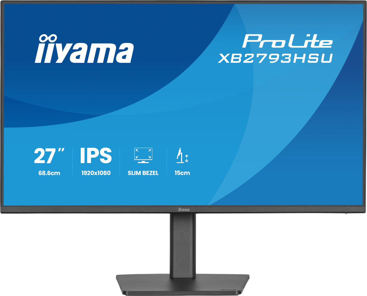 iiyama monitor 68.5cm (27") XB2793HSU-B1 16:9 HDMI+DP+2xUSB IPS