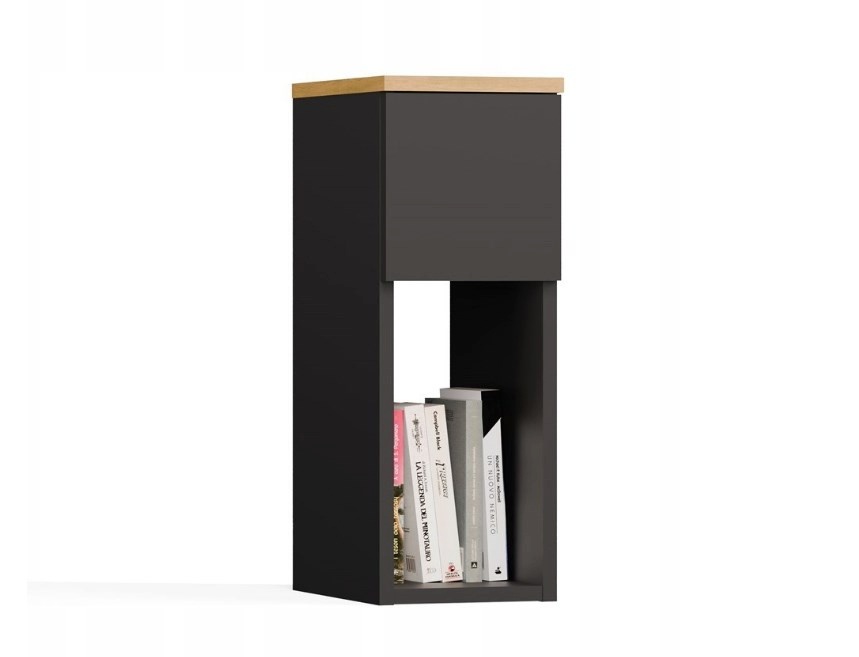 Top E Shop öökapp GALAX 20/1S Bedside Table, ANTHRACITE/ARTISAN