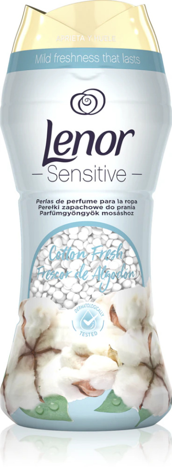 Lenor lõhnagraanulid Sensitive Cotton Fresh, 495g (41 pesukorda)