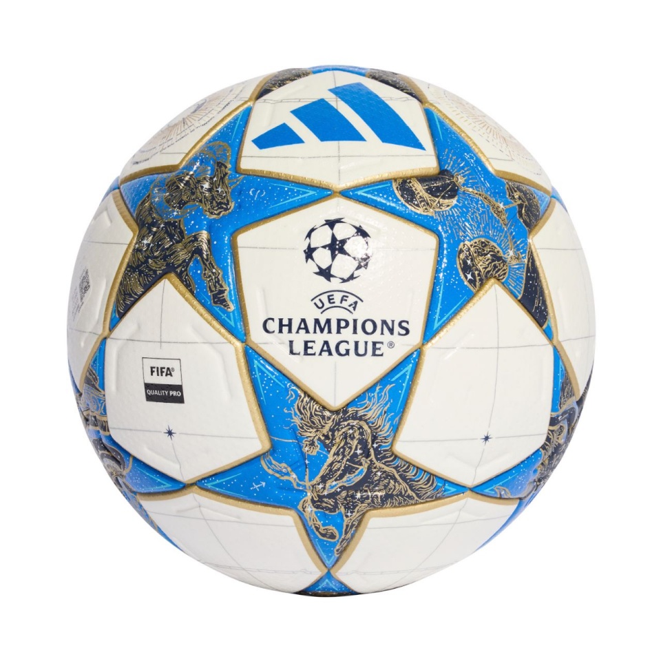 Adidas jalgpall UCL Pro 25/26 League Stage valge-sinine-kuldne JD0188 5