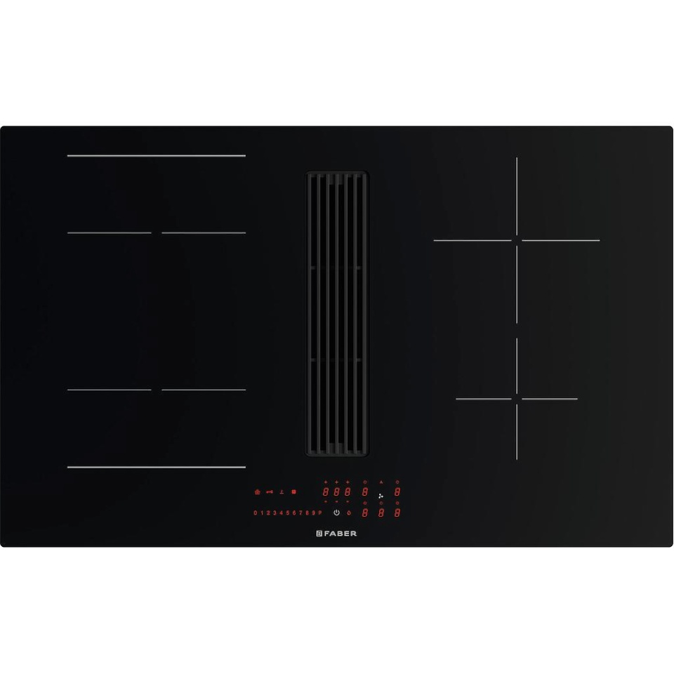 Faber õhupuhastiga integreeritav pliidiplaat Hob and Hood (2in1) HOB GALILEO LINEAR F830