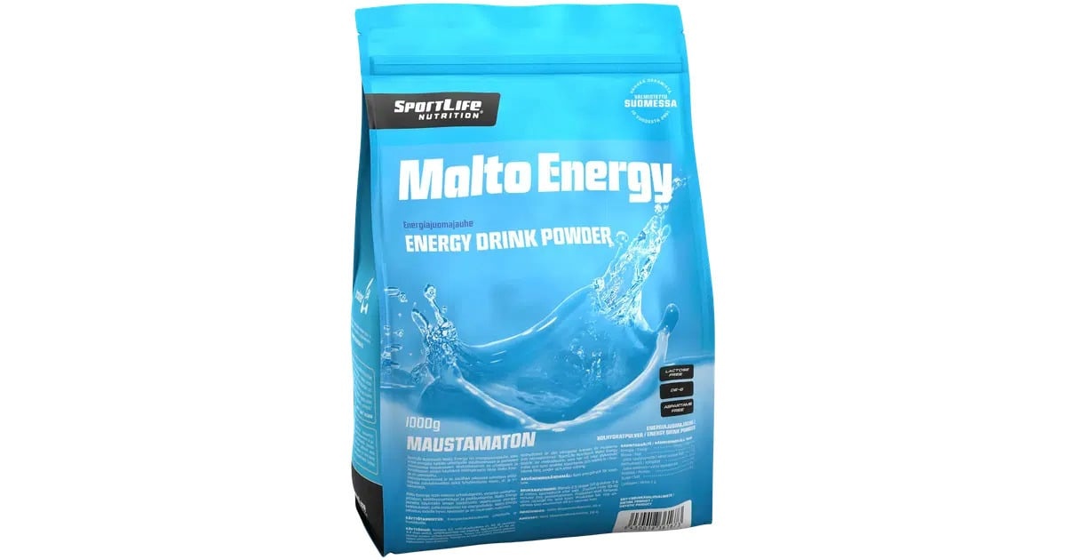 SportLife spordijooga pulber Malto Energy Drink Powder, 1000g