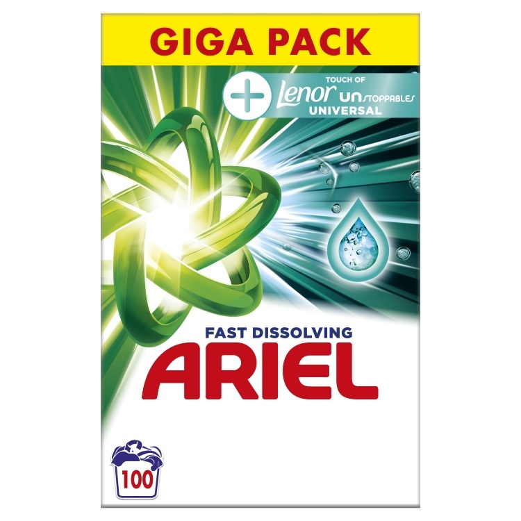 Ariel pesupulber Touch of Lenor, 5.5 kg, 100 pesukorda