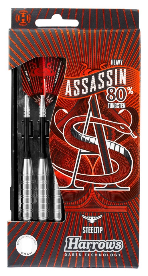 Harrows nooled Steeltip ASSASSIN HEAVY W80 3x30gR