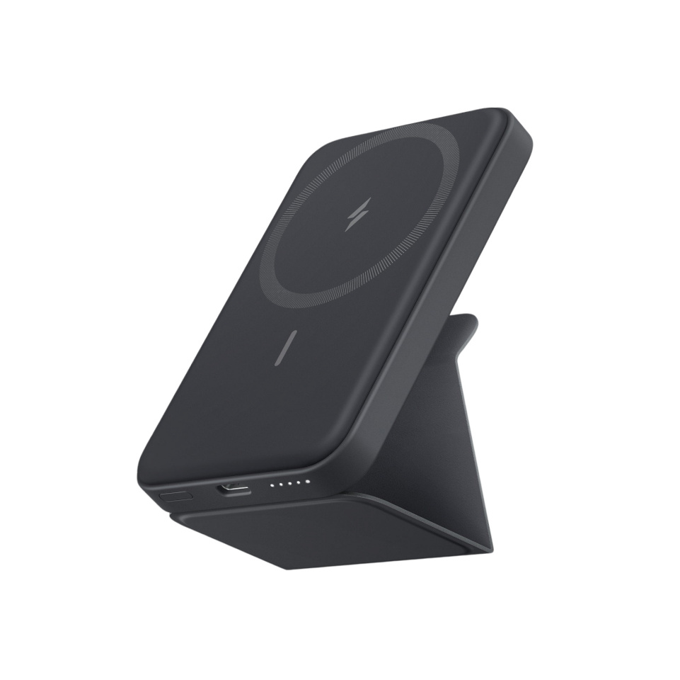Anker akupank PowerCore Mag-Go 5K juhtmevaba laadimine &, 5000 mAh, must
