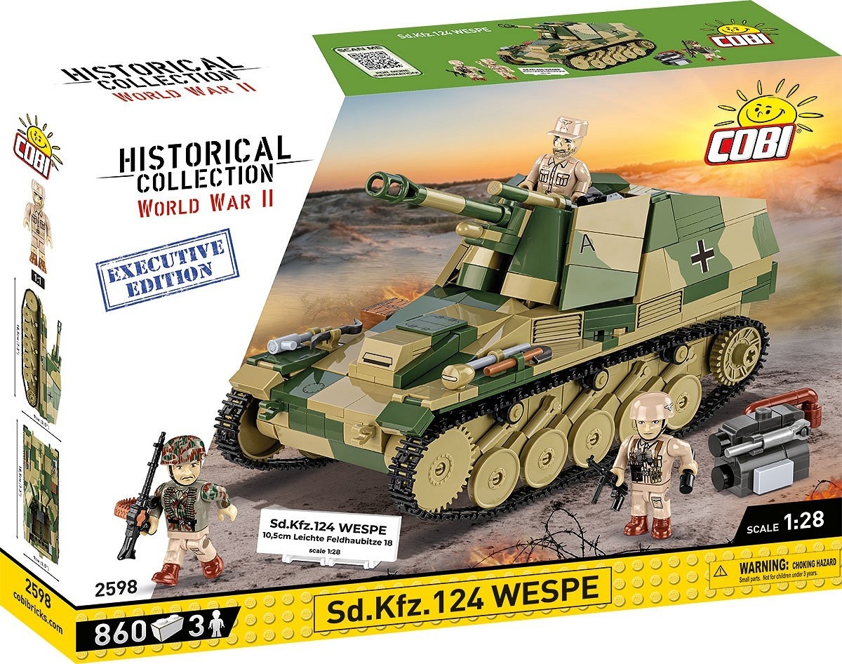 Cobi klotsid Blocks SD.KFZ.124 Wespe 860 blocks