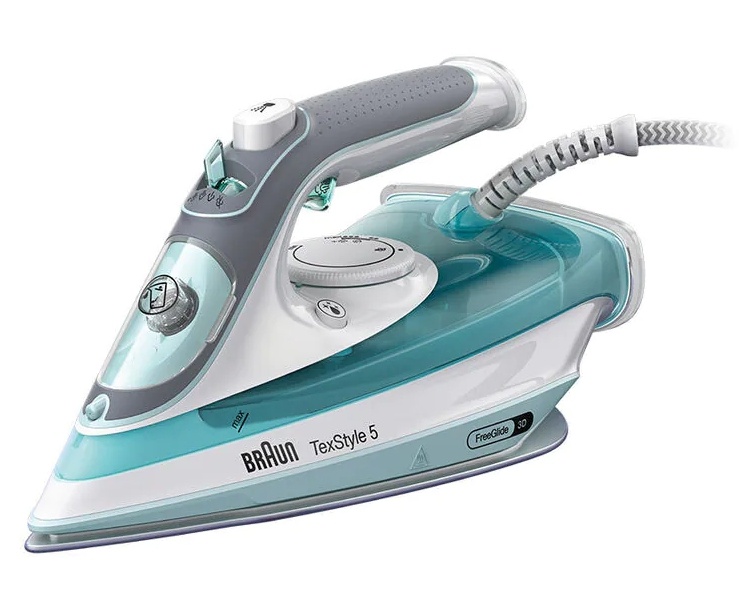 Braun triikraud TexStyle 3 SI 5017 GR Steam Iron, 2700W, türkiissinine/valge