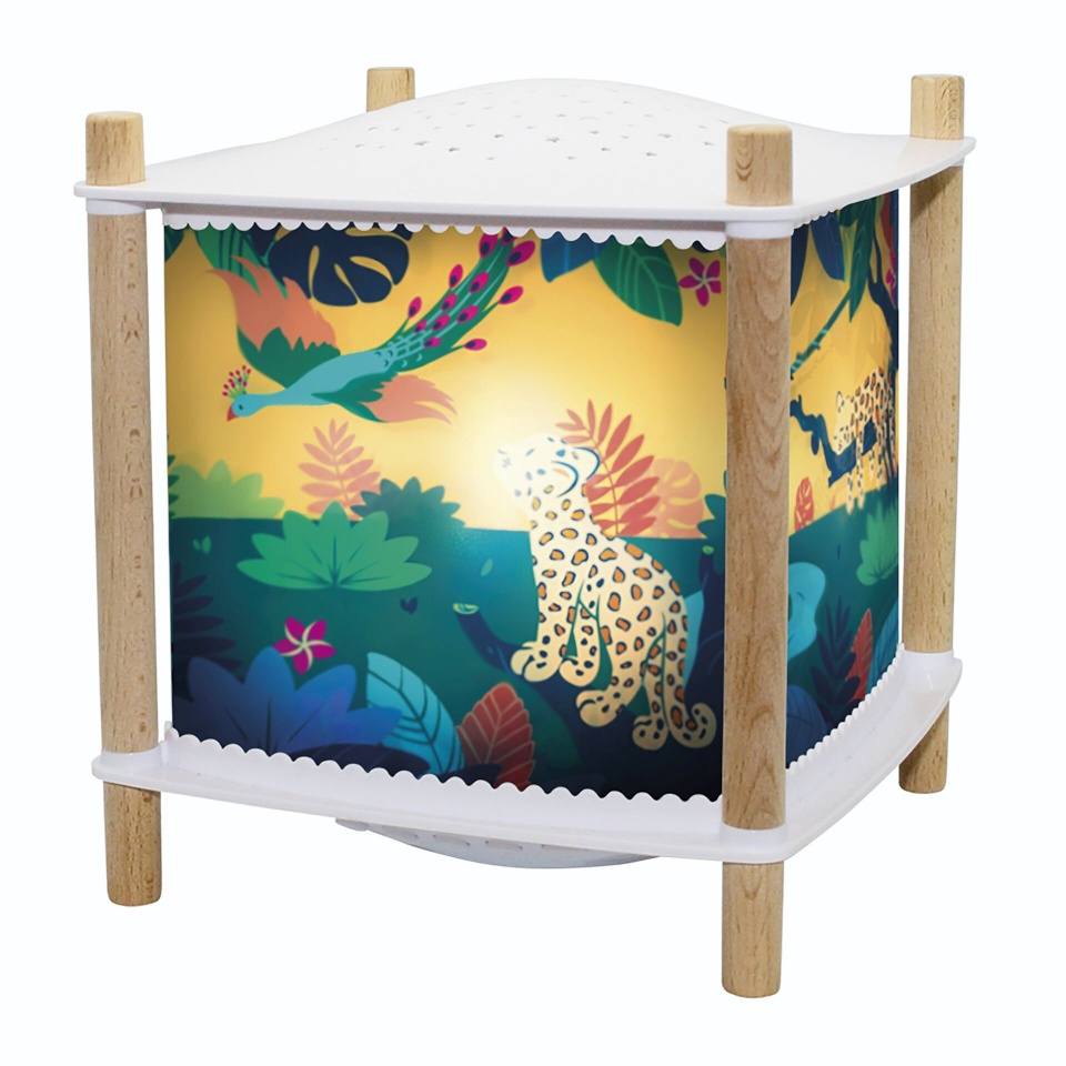 Trousselier öölamp Savanna Magic Night Light with Music, mitmevärviline