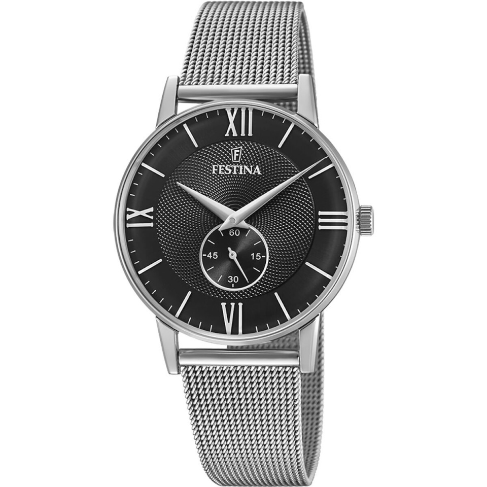 Festina meeste kell F20568/4 must Hõbedane