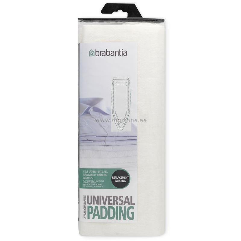 Brabantia triikimislaua aluskate 196423 Ironing Board Felt Underlay, 135x49cm, valge
