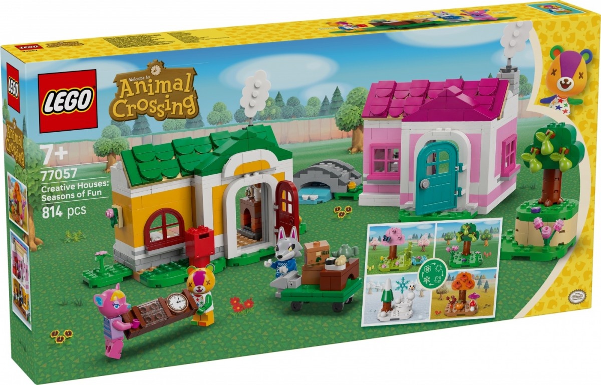 LEGO klotsid 77057 Animal Crossing Kreative Häuser: Jahreszeiten voller Spaß