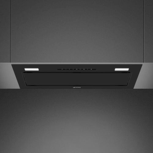 SMEG õhupuhastaja KSG6P4MB integreeritav, 60 cm, Autovent, 730 m3/h, 67 dB, matt must