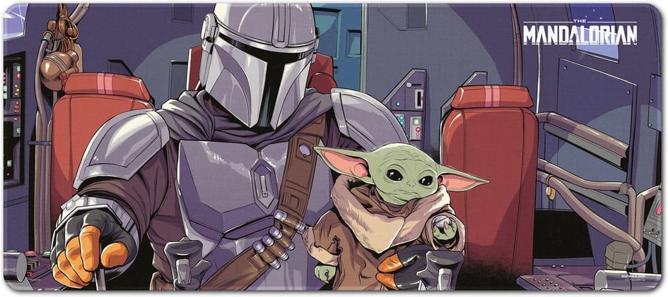 Star Wars The Mandalorian The Child XL hiirematt, 80x35cm