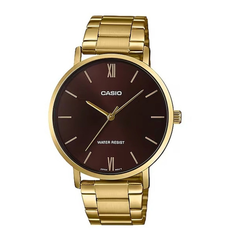 Casio meeste kell MINIMAL GOLD - BROWN (Ø 40mm)