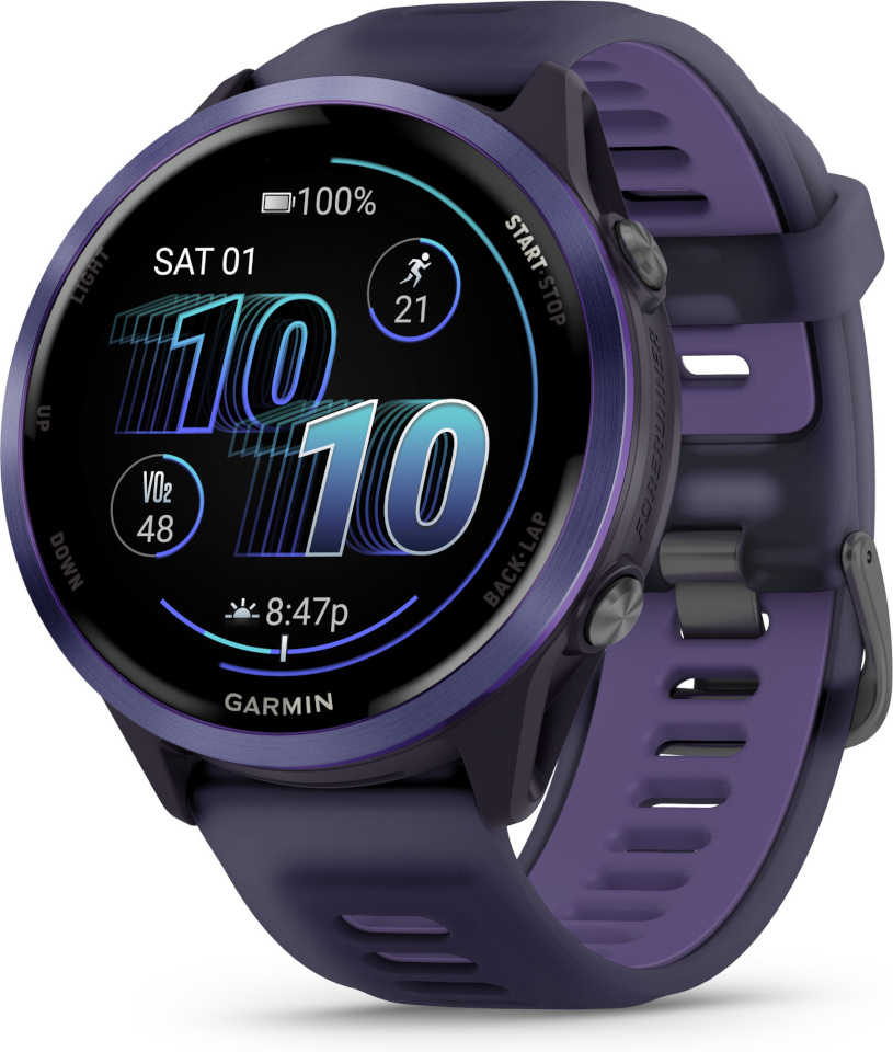 Garmin Forerunner 570 GPS-jooksu nutikell, 47 mm, Imperial Purple / Indigo