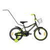 Tabou laste jalgratas Rocket CS, 16" must/roheline