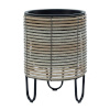 H4Y lillepott WICKER D25xH35cm, beežikashall