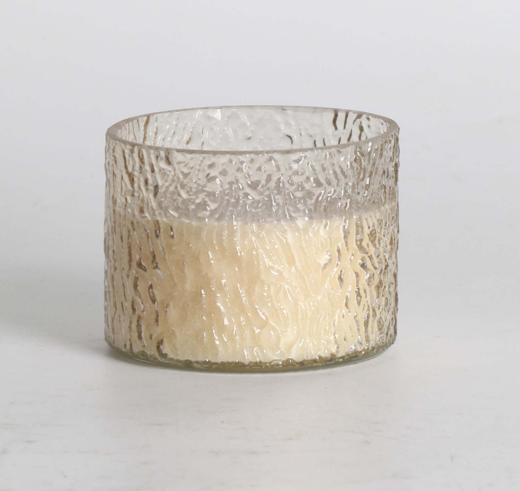 H4Y lõhnaküünal klaasis Nature Green, French Pear & Freesia, 7,5cm, beež