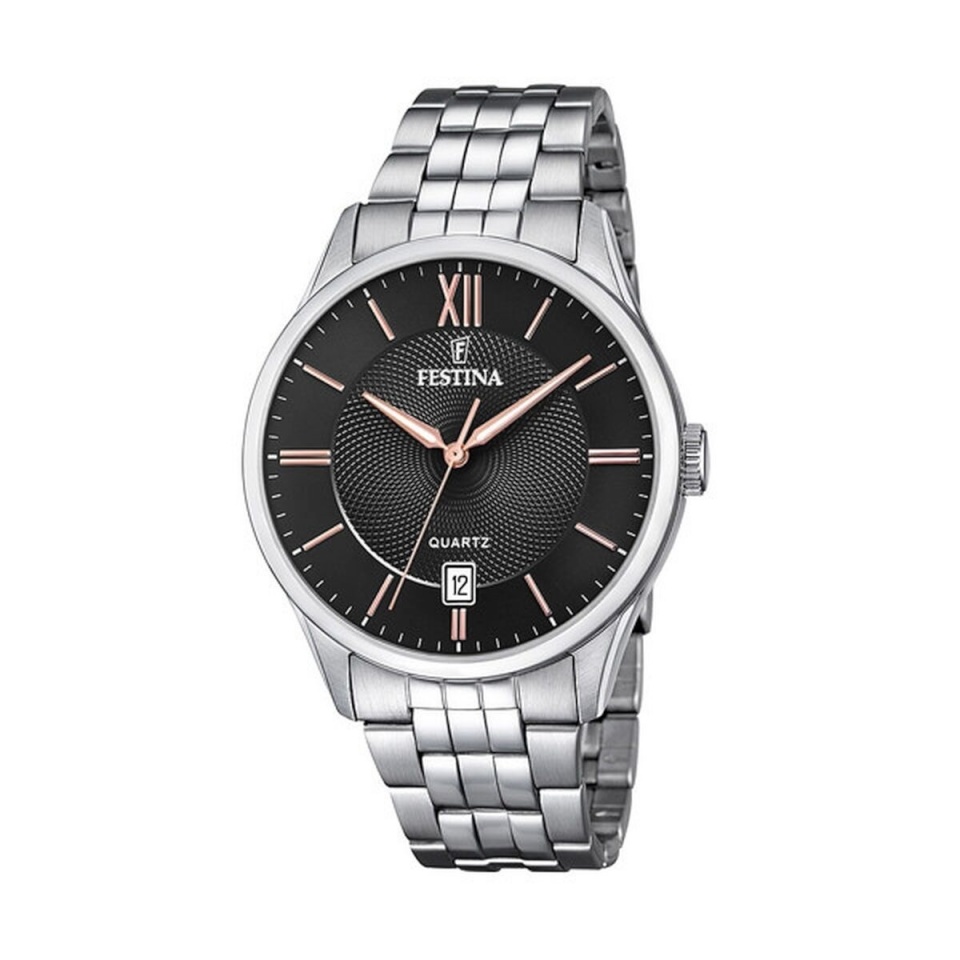 Festina meeste kell F20425/6 must Hõbedane
