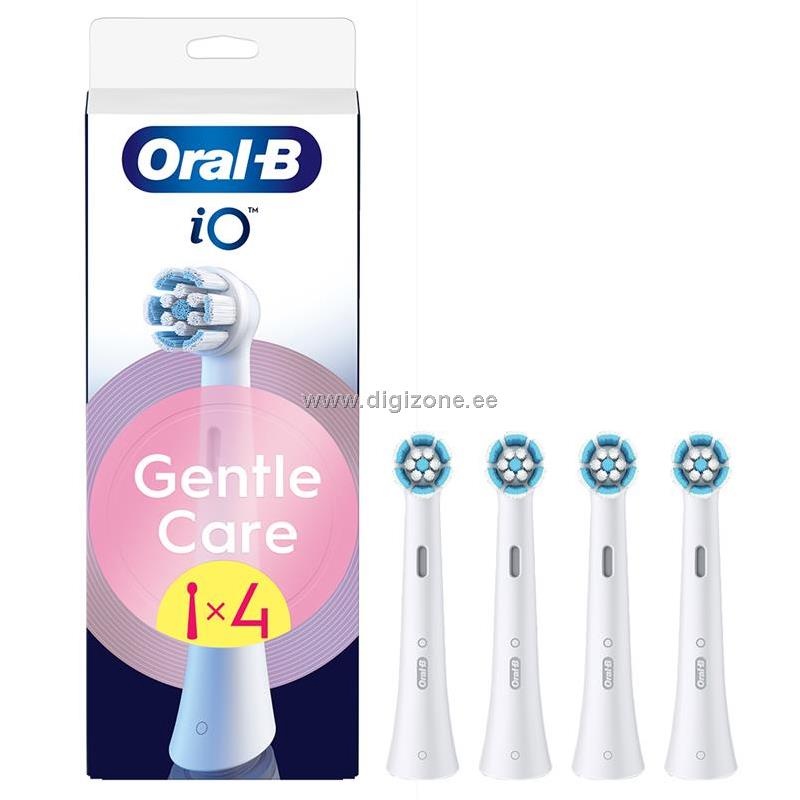 Braun lisaharjad Oral-B GentleCare White, 4 tk, valge