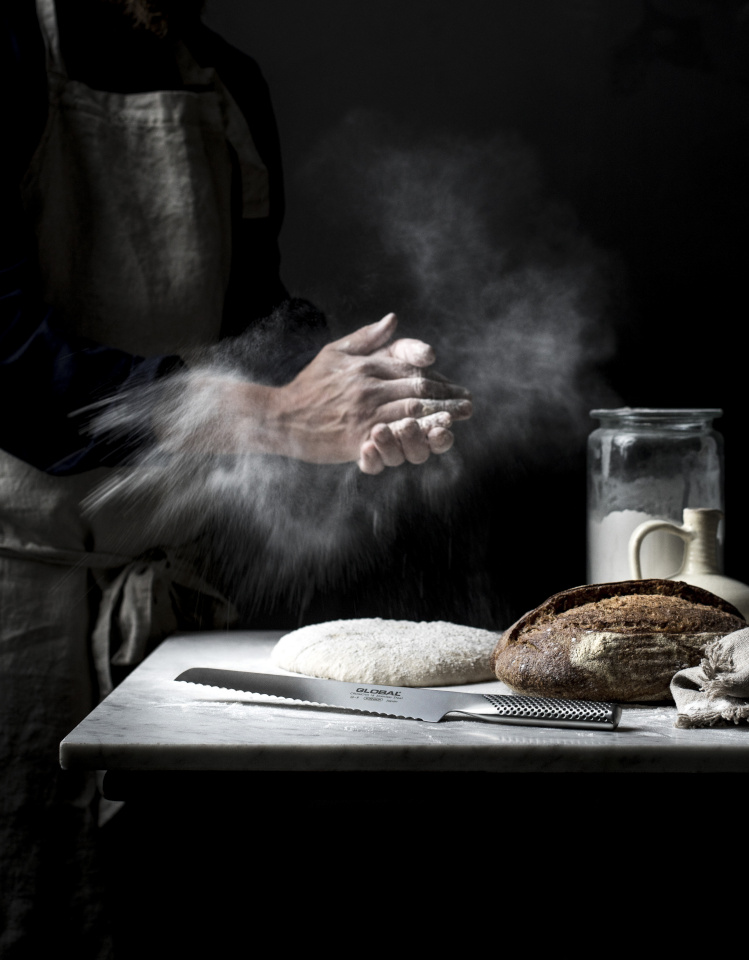 Global leivanuga G-9 Bread Knife, 22cm