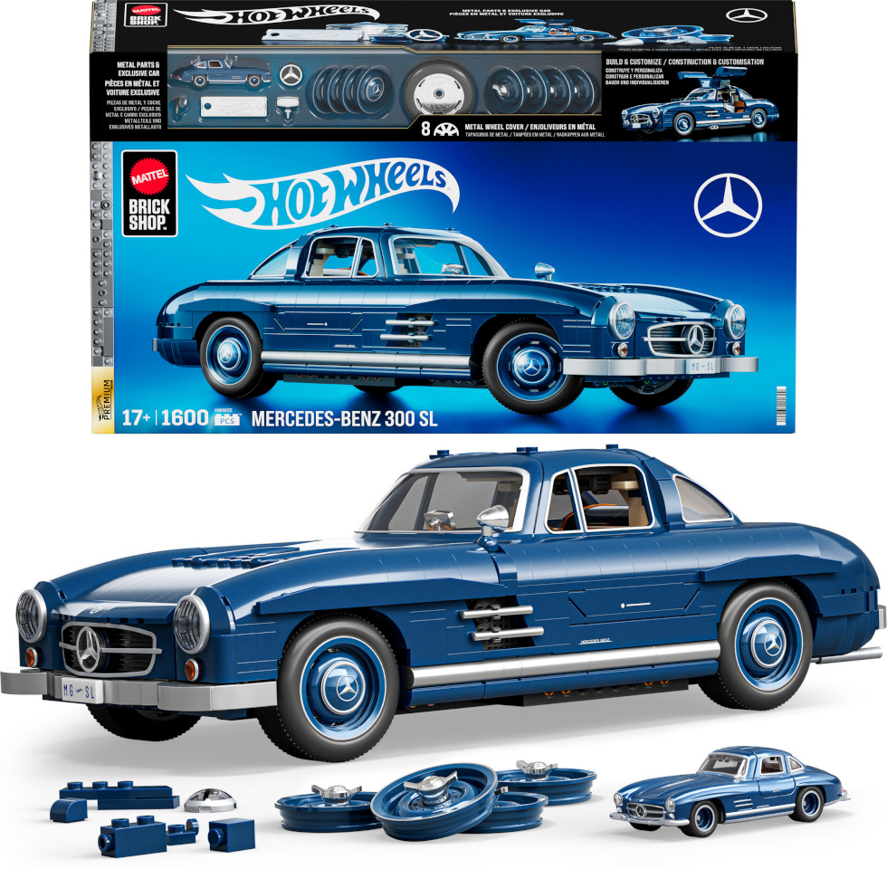Mega Hot Wheels Elite seeria Mercedes-Benzi ehituskomplekt