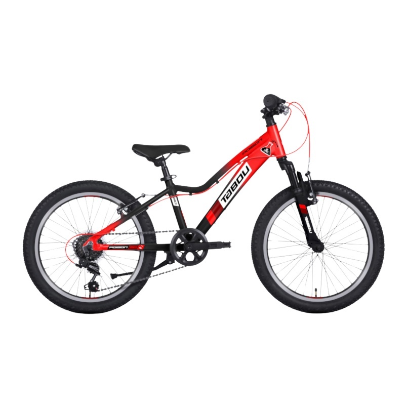 Tabou laste jalgratas Poison 20, punane/must