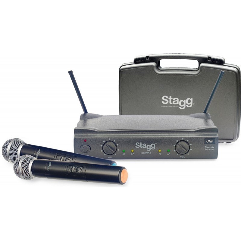 Stagg mikrofon SUW 50 MM FH EU Wireless UHF system must