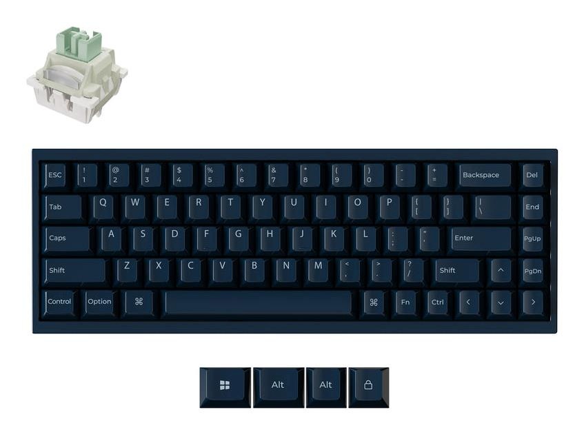 Keychron klaviatuur USB-c Q16 He 8k navy sinine Q16hw-j1