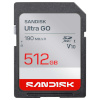 SanDisk 512GB SDXC mälukaart Ultra GO UHS-I V10 U1 Class10 R190 MB/s Full HD video