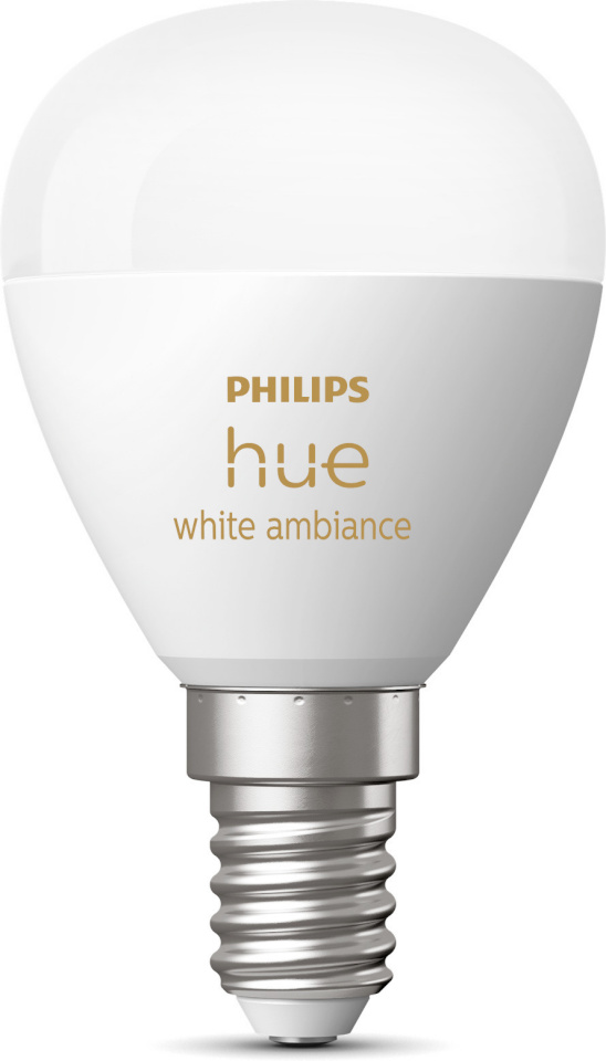 Philips lambipirn Hue White Ambience Luster SMart Lamp, E14, P45, 470 lm, 2200-6500 K, 1tk