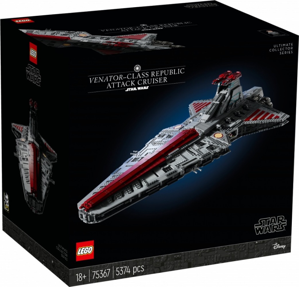 LEGO klotsid 75367 Star Wars Republikanischer Angriffskreuzer der Venator-Klasse