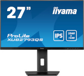 iiyama monitor XUB2793QS-B1, 27", WQHD, matt, 1ms, 16:9, HDMI, DP, IPS, must