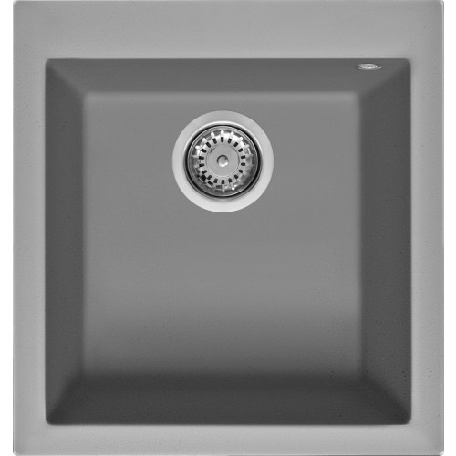 SMEG valamu VZ45CT, 45cm, Quadra, pealt paigaldatav, käsitsi, graniit, hall