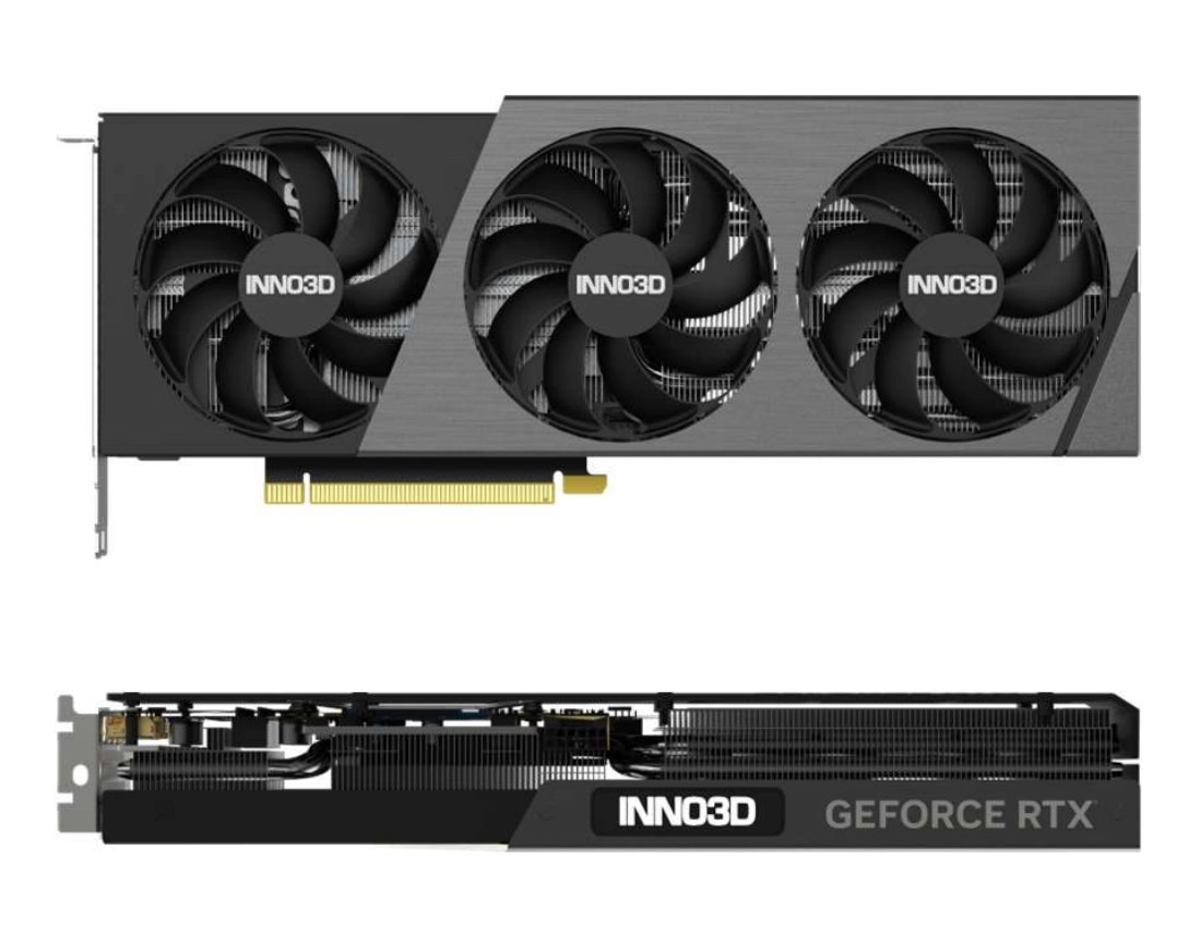 INNO3D videokaart nVidia GeForce RTX 4070 Ti SUPER X3 OC 16 GB GDDR6X