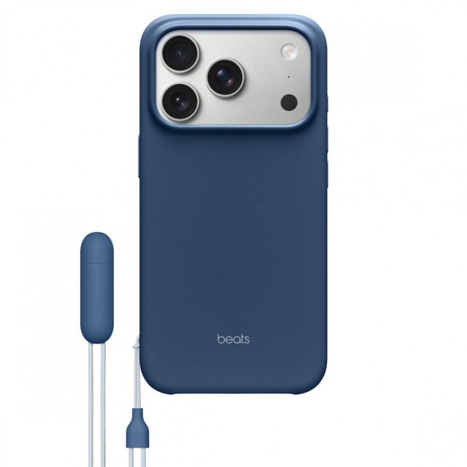 Apple kaitsekest Beats iPhone 17 Pro Kickstand Case with MagSafe and Camera Control - Bedrock Blue