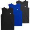 4F T-särk meestele M362 3pak must, sinine, must 4FWSS26TSLEM362 90S suurus XXXL