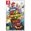 Nintendo Super Mario 3D World + Bowser's Fury Switch Enjoy two Mario adventures solo or with friends. Pounce and climb through dozens of colorful courses. Mario (and his friends) can use a variety of power-ups like the Super Bell, which grants catlik
