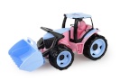Lena LEN-02050 mänguauto Traktor with shovel roosa 62cm, roosa