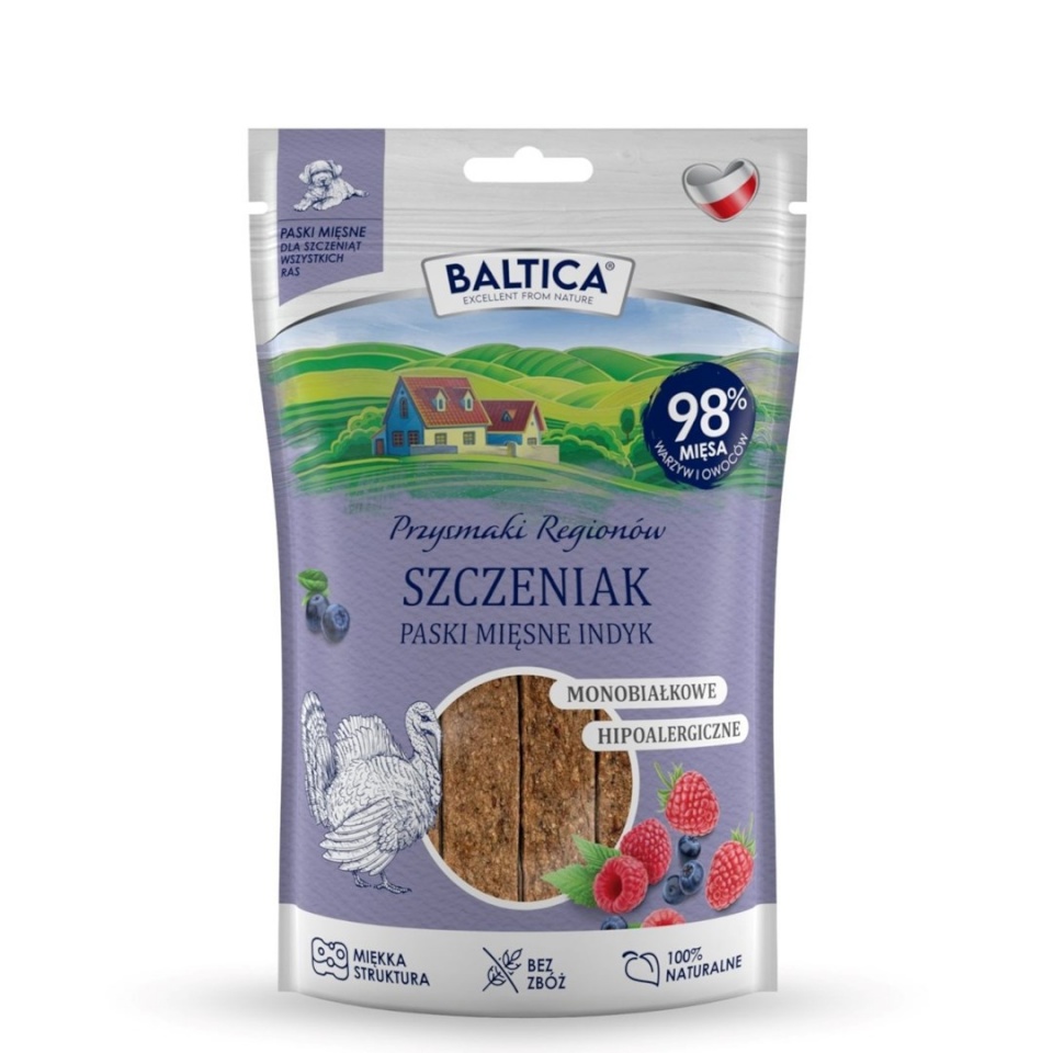 Baltica maius koerale Delicacies of the Regions Meat Strips Turkey, 90g