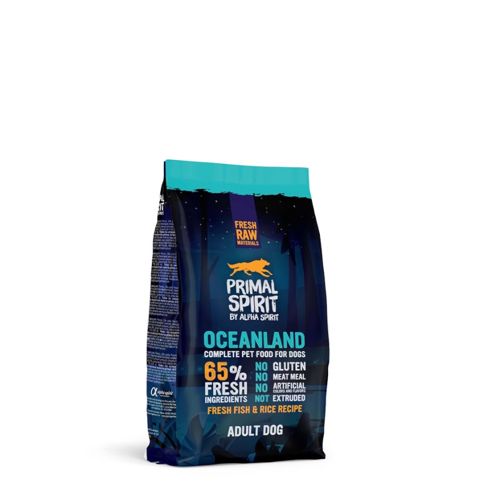 Alpha Spirit kuivtoit koerale PRIMAL SPIRIT by 65% Oceanland - Dry Dog Food- 1kg