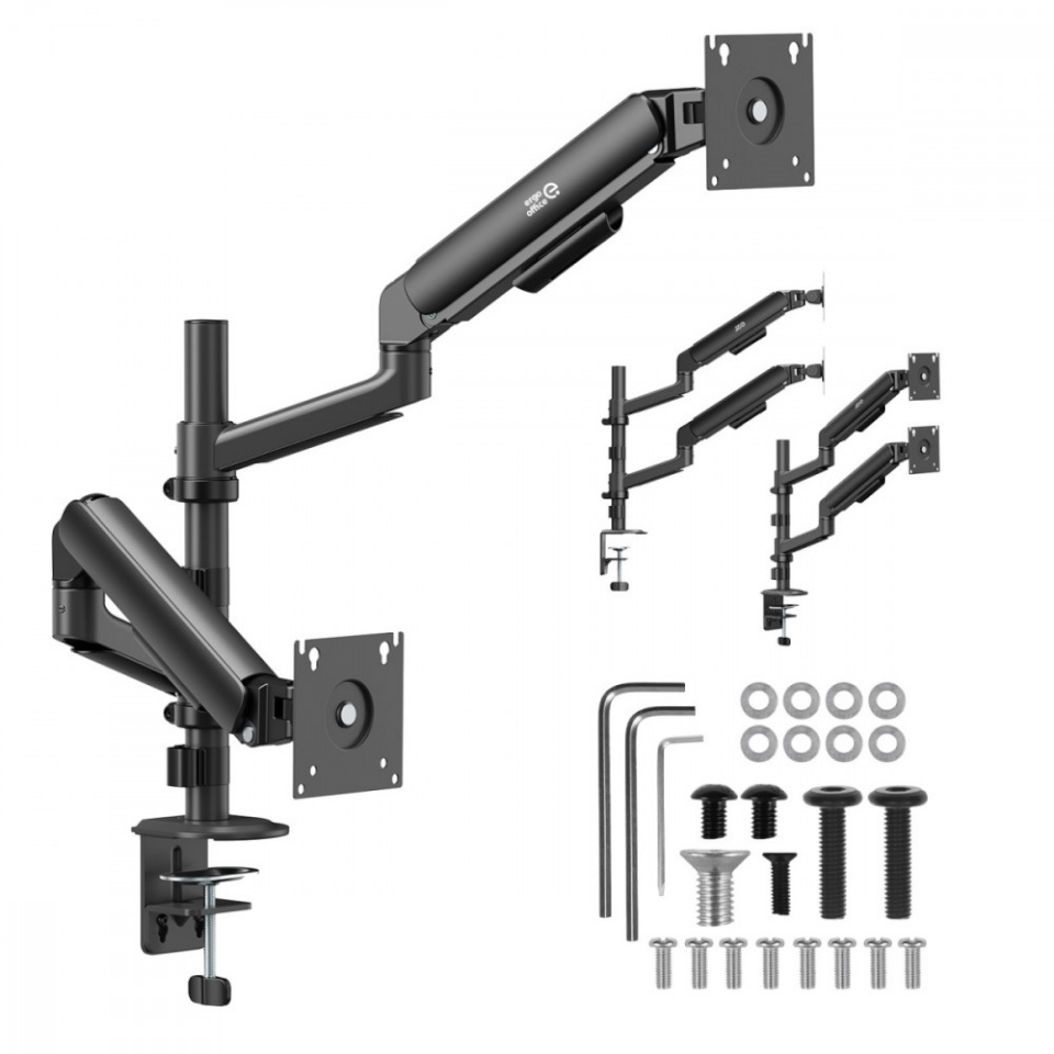 Ergo Office Holder for 2 monitors 17-32 inches ER-692 B